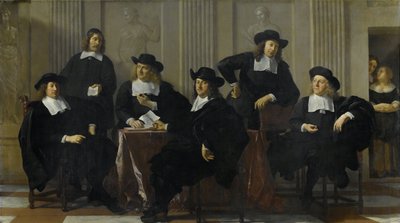 The Regents of the Spinhuis and Nieuwe Werkhuis, Amsterdam, 1669 by Karel Dujardin